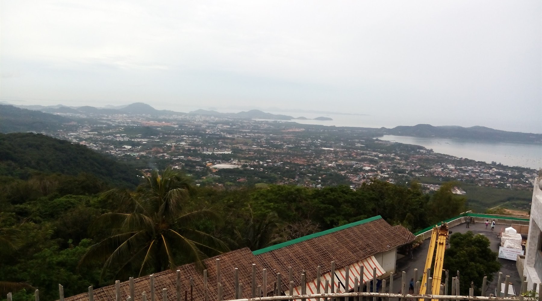 Chalong Bay panorama from the resort hillside