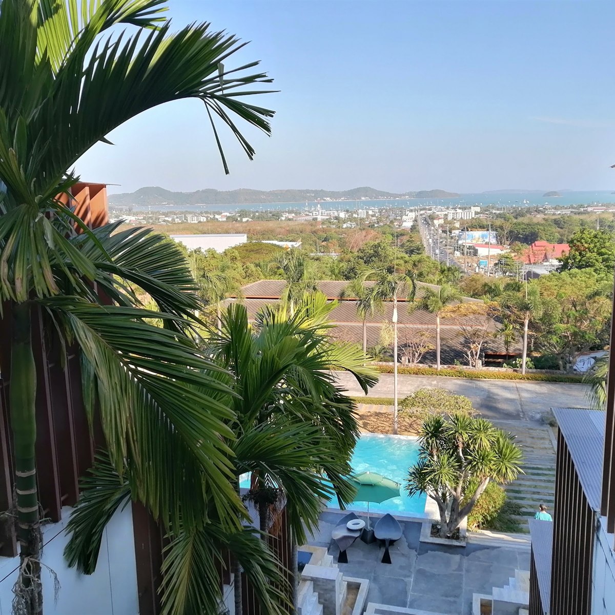 Resort hillside view toward Chalong Bay